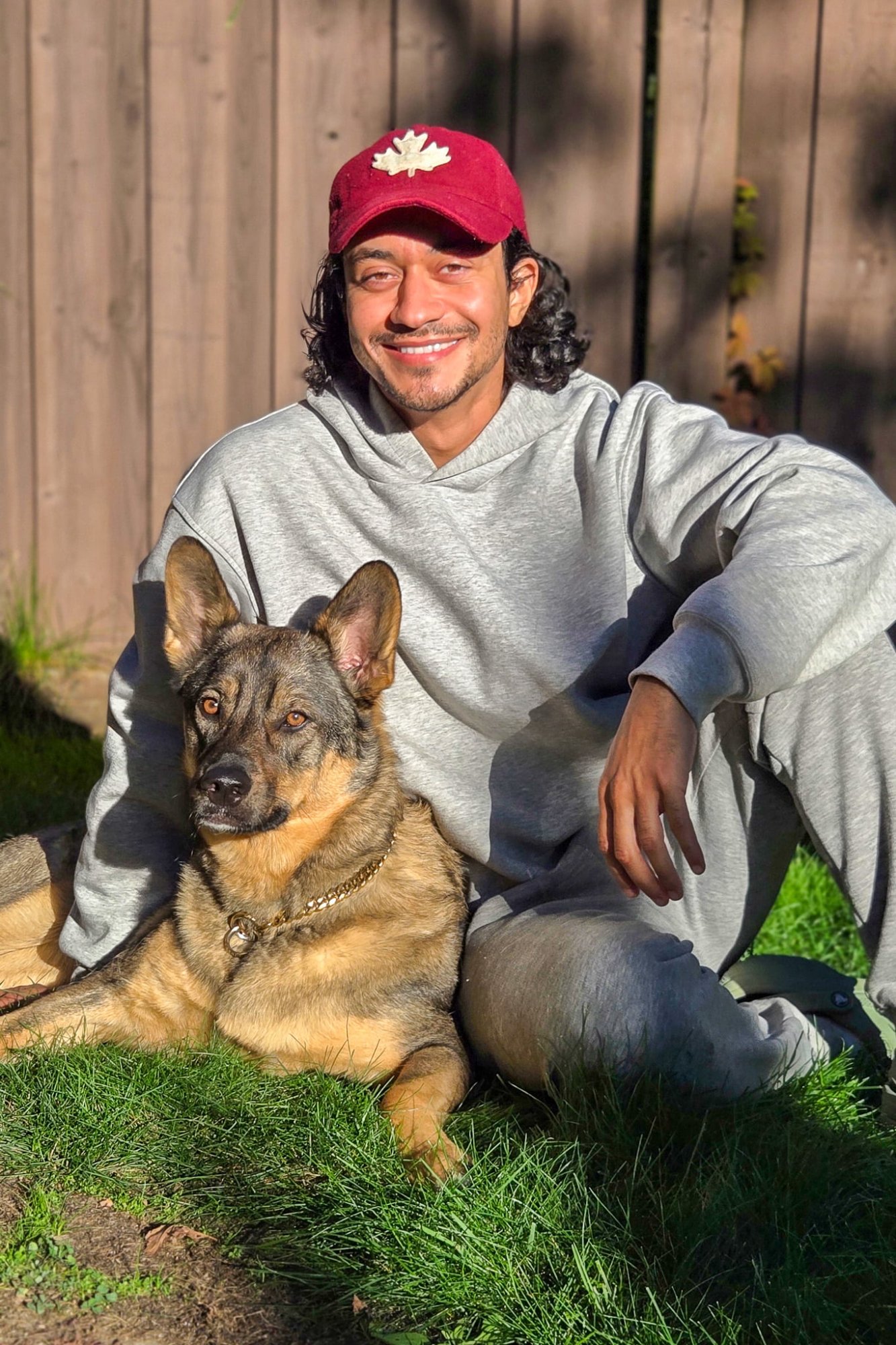 Omar and his dog Cleo